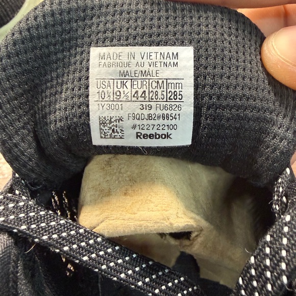 Reebok Mens Crossfit Nano 9 FU6826 Black Running Shoes Sneakers Size 10.5 - Picture 7 of 7